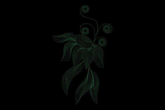 Abstract Linework Flower