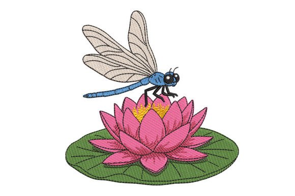 Dragonfly at the Lotus