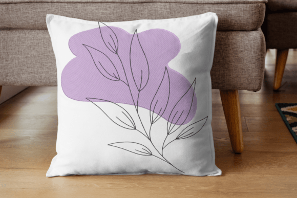 Elegant Abstract Floral Leaf Design