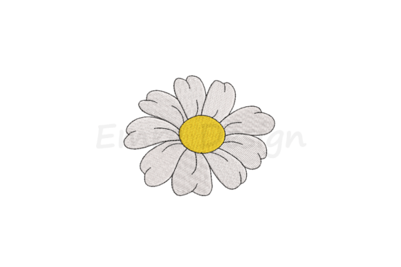 MINI Daisy Embroidery Design