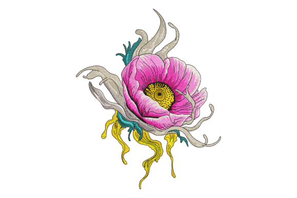 Peony Flower Embroidery Design Review